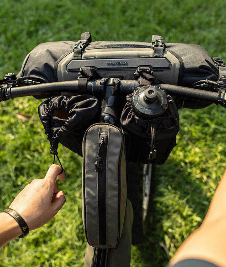 Topeak Lenkertasche Freeloader für Fahrradflasche aus Nylon in der Farbe Schwarz, 15003007 1 l Noir,