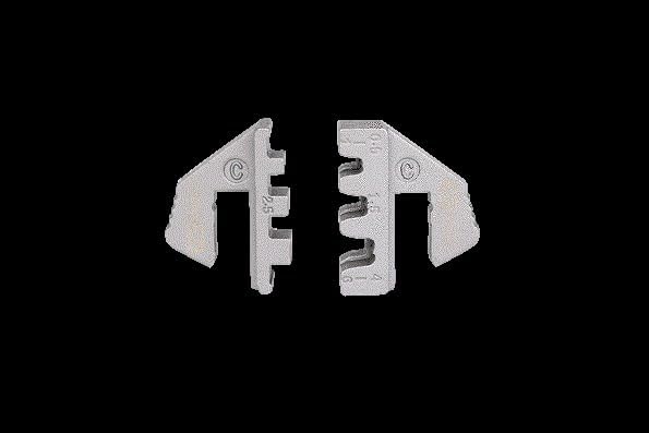 KS Tools PAAR Crimp-Einsätze für Zange 115.1401 für Flachstecker 4,8 und 6.3mm