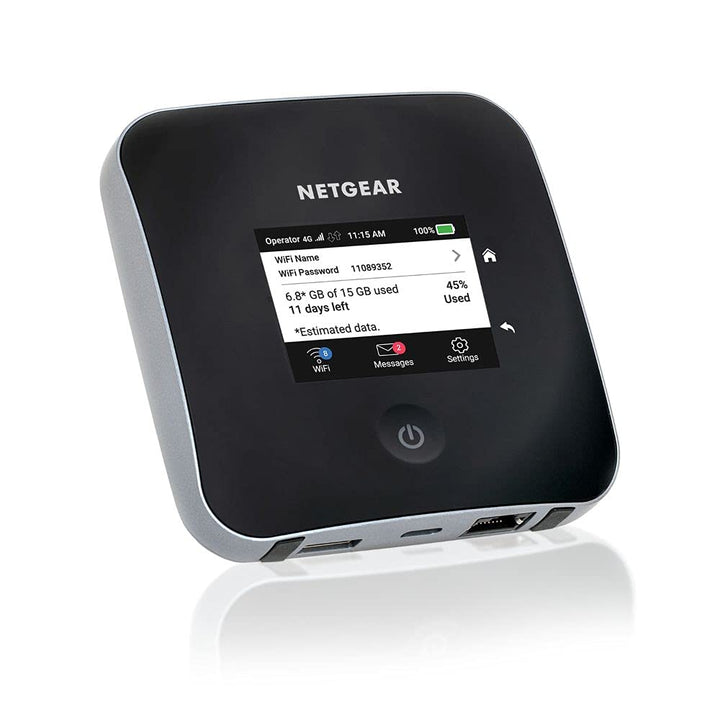 NETGEAR Mobiler WLAN Router mit SIM Karte | 4G LTE | bis 2000 MBit/s Download-Speed | Hotspot für 20