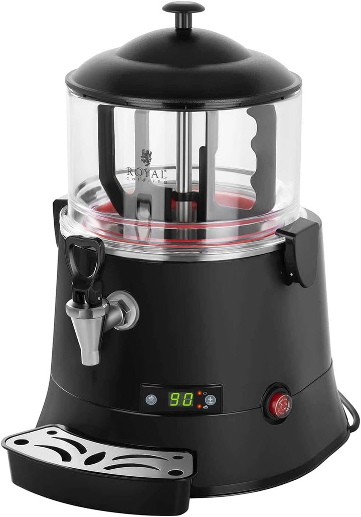Royal Catering Kakaodispenser Heisse Schokolade Maschine RCSS-5 ECO (5 L, 440 W, 30-90 °C, BPA-frei,