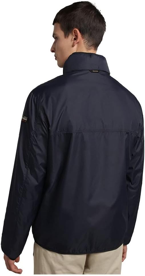 Napapijri Jacke A-Vallee Dunkelblau - M - Herren - Bekleidung - Modern-fit