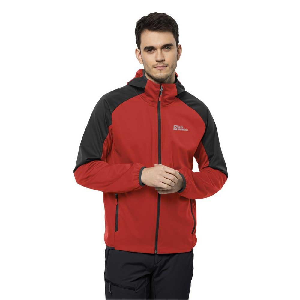 Jack Wolfskin Damen Feldberg Jacke L Kräftiges Rot, L Kräftiges Rot