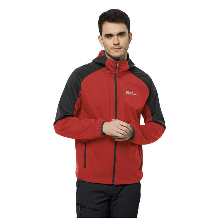 Jack Wolfskin Damen Feldberg Jacke S Kräftiges Rot, S Kräftiges Rot