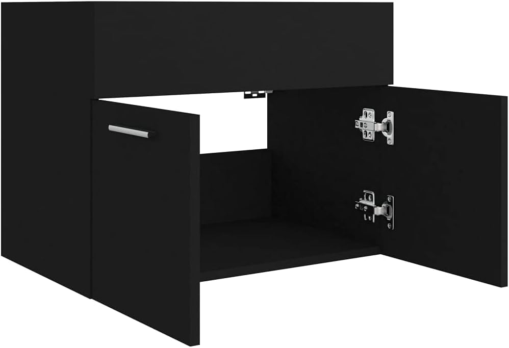 homiuse 60x38,5x46 cm Waschbeckenunterschrank Badezimmerschrank Badschrank BadmöBel Unterschrank Was