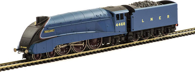 Hornby R3395TTS LNER Class A4 „Mallard“ Nr. 4468 (mit Klang) Auto Zubehör-Scenic Materialien, Blau,