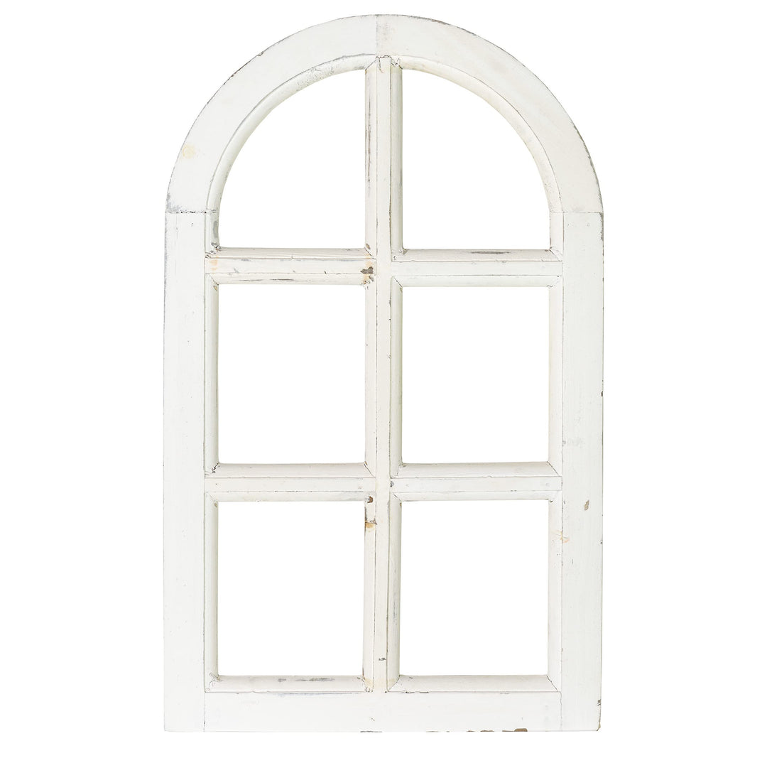 Deko Vintage Stallfenster im Landhausstil mit Halbbogen - Boho Deko Fenster - Boho Hochzeitsdeko Hol