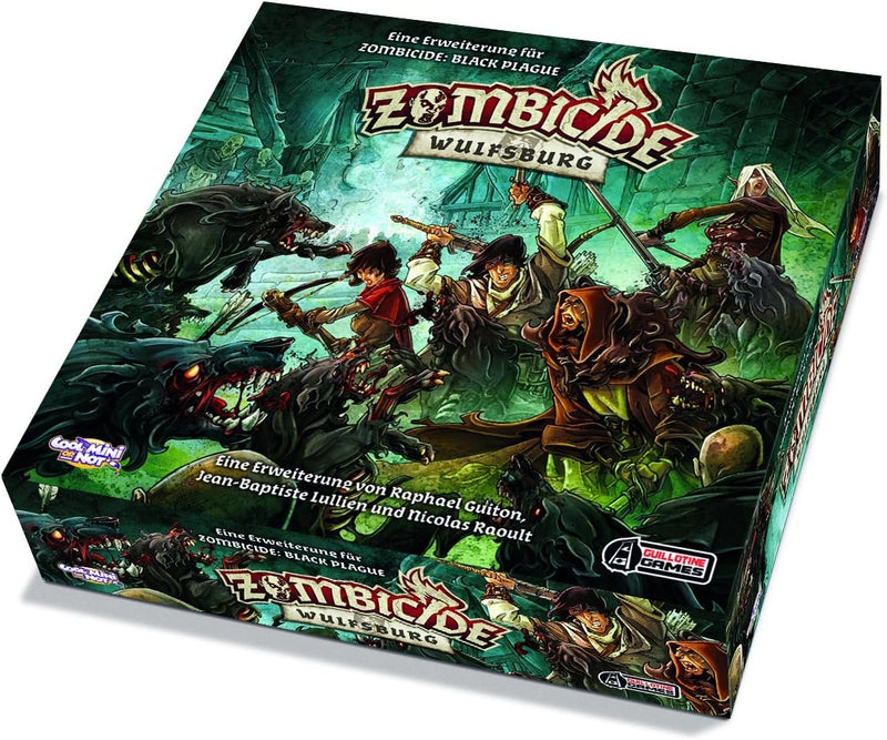 CMON | Zombicide: Black Plague – Wulfsburg | Erweiterung | Kennerspiel | Dungeon Crawler | 1-6 Spiel