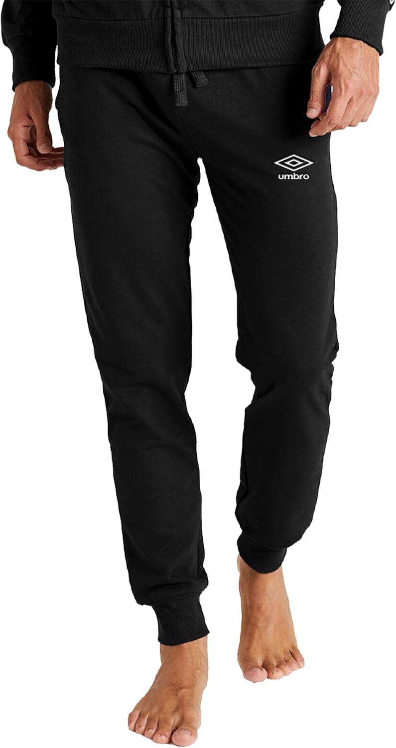 Umbro - Lange Jogginghose, Jogger aus Baumwolle, für Herren, sportlich, ideal für Zuhause, Fitnessst