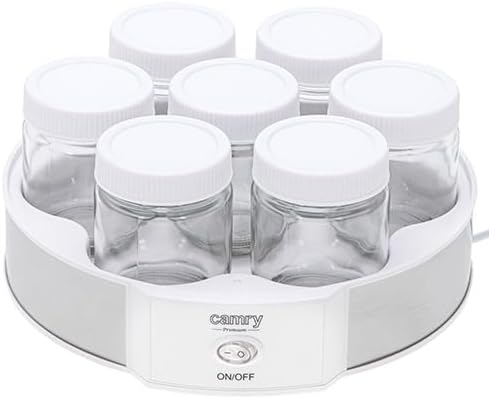 ADLER Camry Joghurtbereiter, 42W Leistung, kompakte Bauweise
