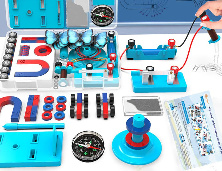Science Magnets Experiment Set for Kids Elektrizitäts- und Magnetismus-Kit für Studenten Stem Kit Ph