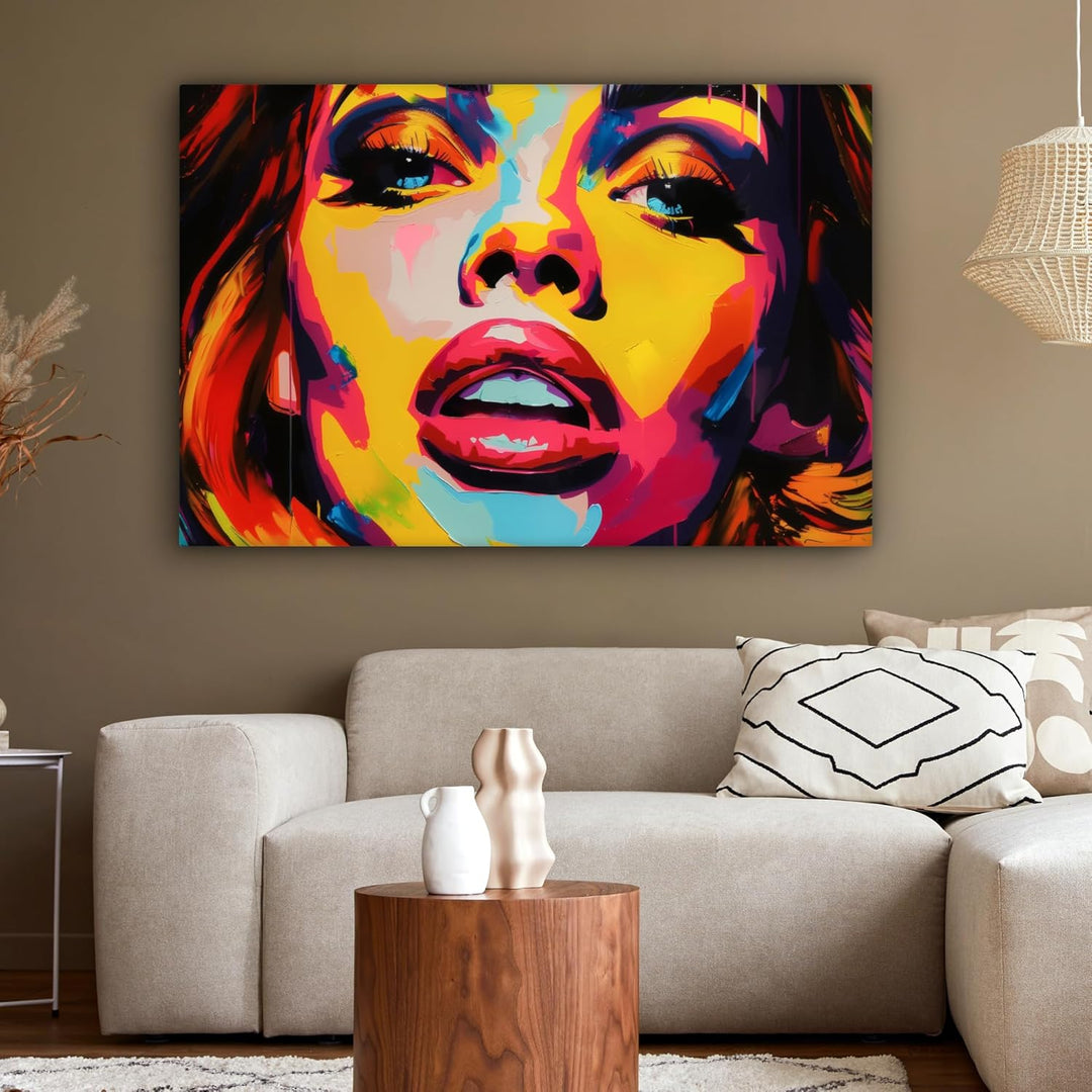MuchoWow© Leinwandbild Gross 120x80 cm XXL Dekoration Wohnzimmer Bilder Pictures Wall Decoration Liv
