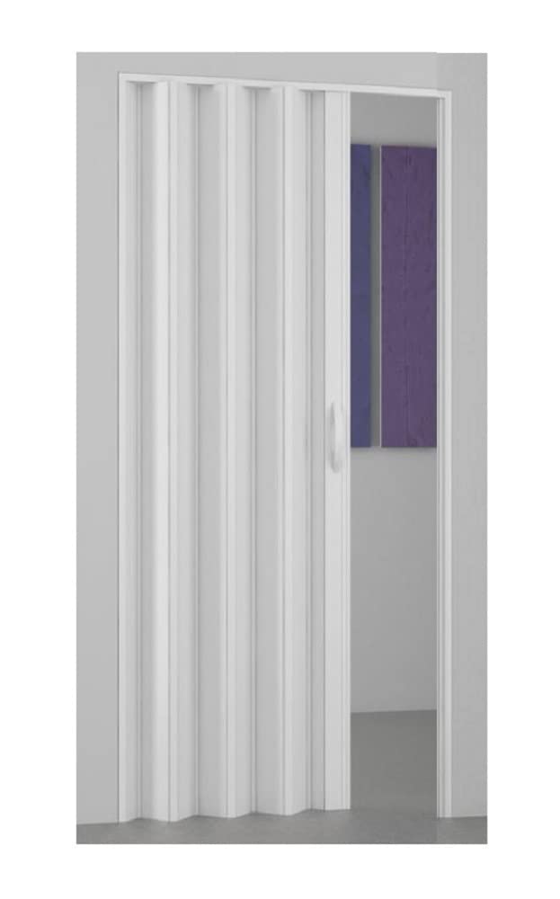 Granisud Falttür Schiebetür WEISS NEU mit Türgriff Höhe 214 cm Einbaubreite 82 cm H 214 x 82 cm Dopp