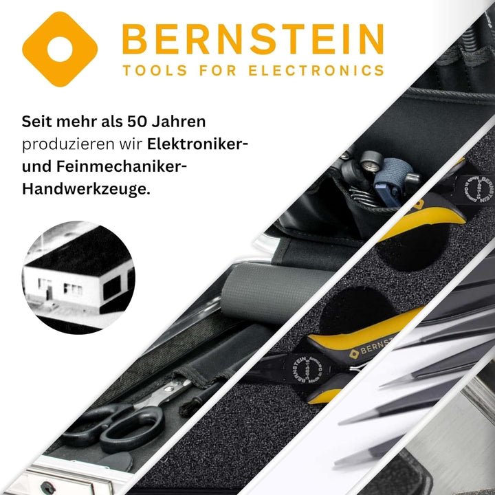 BERNSTEIN Uhrmacher-Mikro-Schraubendreher Satz 6-tlg Schlitz 0,6/1,0/1,5 mm & Kreuzschlitz PH0000 /