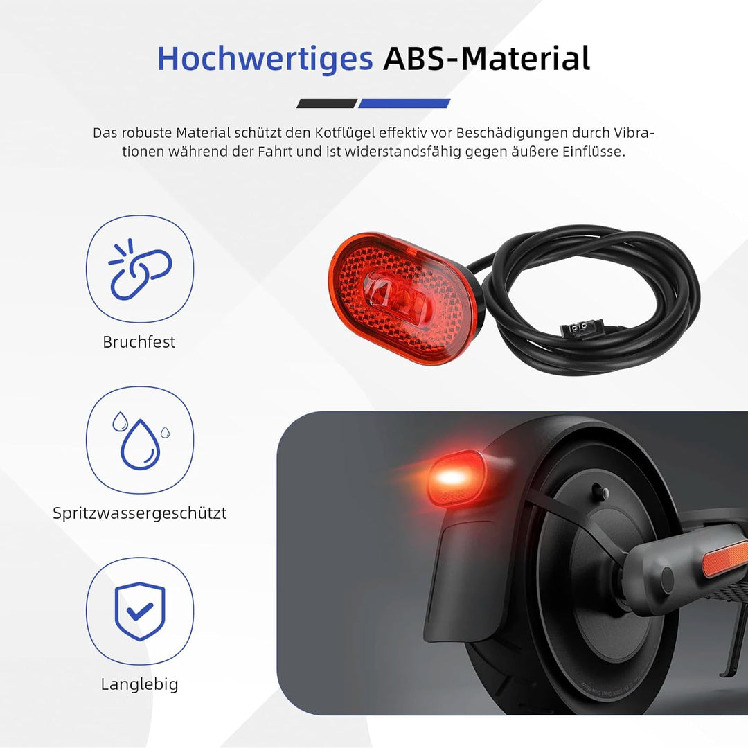 ulip Hinterer Kotflügel Electric Scooter Xiaomi 4 Ultra Hinterer Kotflügel Ersatz Set Kompatibel für