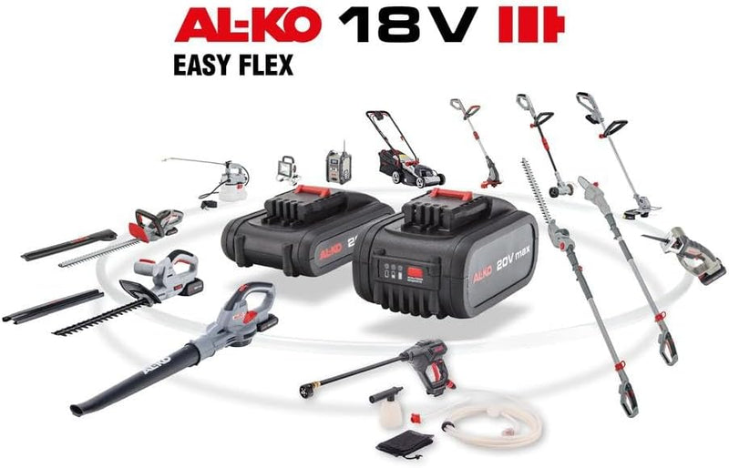 AL-KO 113560 Einfach-Ladegerät EasyFlex, 20 V/3 A, mit Ladestandsanzeige EasyFlex Ladegerät, EasyFle