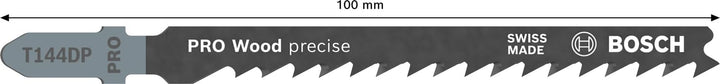 Bosch Zubehör 2608633A42 Stichsägeblatt T 144 DP (100 Stück) 100 Stück Weiches Holz - Gerader Schnit