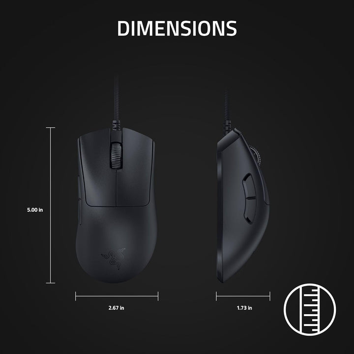 DeathAdder V3 Wired Gaming Maus: 59g Ultraleicht,Focus Pro 30K Optischer Sensor,Schnelle optische Sc