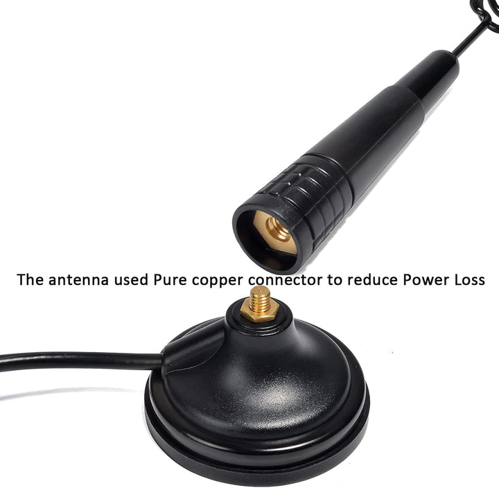 HYS 27 MHz Magnetische Halterung Antenne CB Antenne kompatibel mit Cobra Midland Uniden Maxon Portab