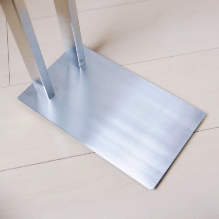 ZACK 40377 "LINEA" Handtuchständer, Edelstahl matt, 80.0 x 15.0 x 38.5 cm Stainless Steel Metallic,