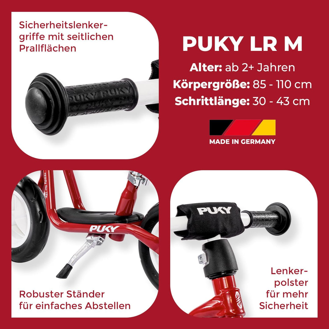 PUKY LR M | Laufrad ab 2 Jahre | sicheres, stylisches Laufrad | Lenker &amp; Sattel höhenverstellbar | m