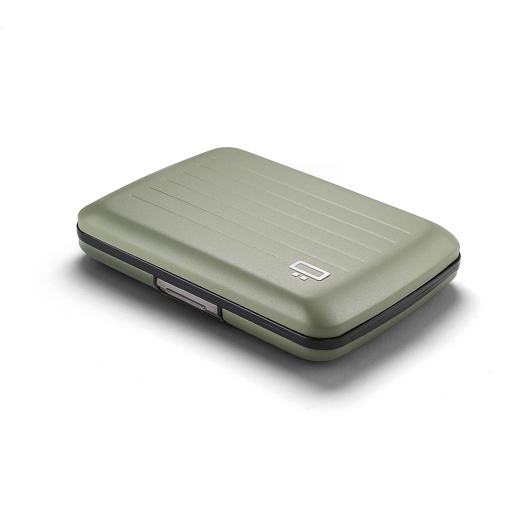 OGON Aluminium Geldbörse Smart Case V2 - Einfache Lagerung - Metallverschluss - Kartenetui mit RFID-