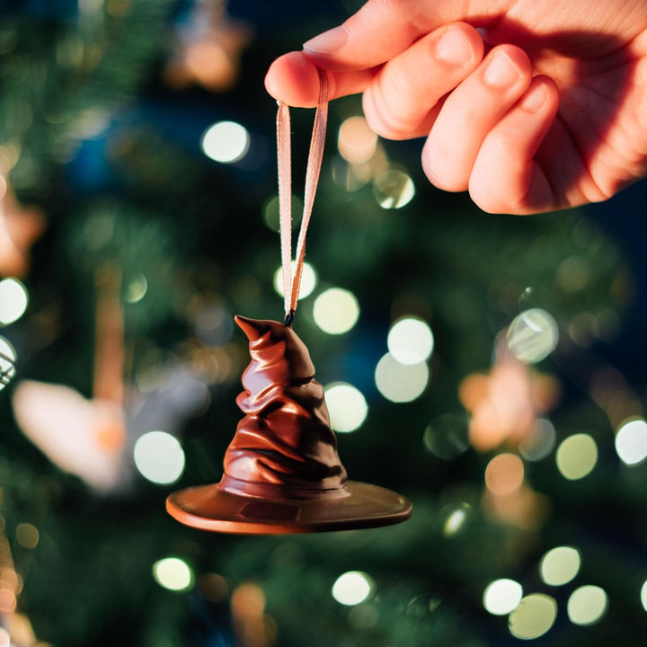 Grupo Erik Christbaumschmuck Figuren Set Der Sprechende Hut, Gleis 9 3/4 und Hedwig 3 Weihnachtsanhä