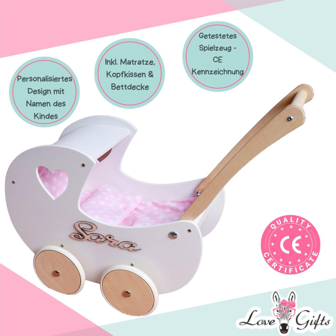 Love Gifts® Walker - Puppenwagen ab 1 Jahr | Lernlaufwagen für Kleinkinder | Lernlaufhilfe, Montesso