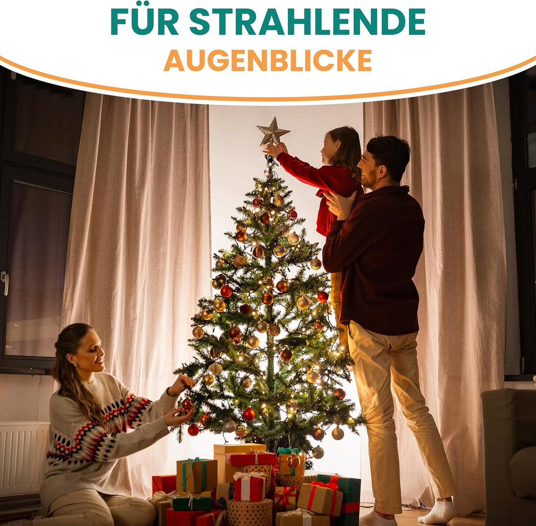 Künstlicher Weihnachten Baum – Christbaum künstlich klein – Weihnachtsbaum Kunststoff – Fake Tannenb