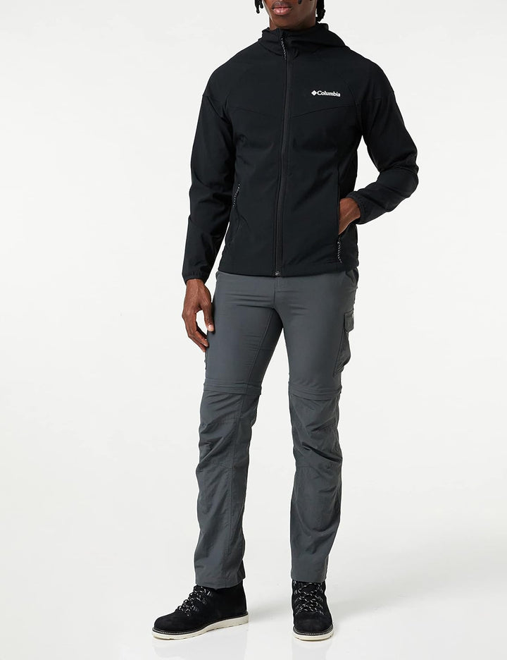 Columbia Herren Heather Canyon Softshell Kapuzenjacke XL Black 010, XL Black 010