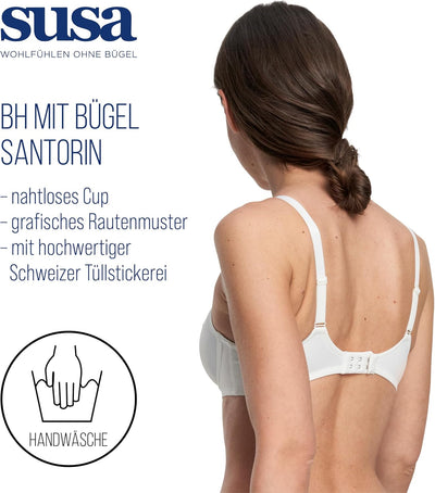 Susa Damen Santorin BH 85F Champagner, 85F Champagner