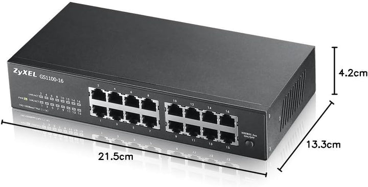 ZyXEL GS1100-16 Netzwerkschalter