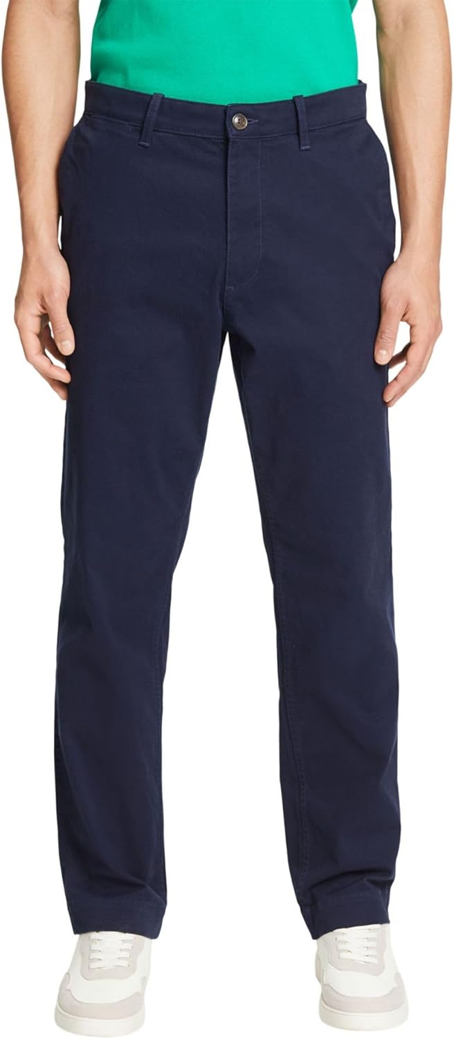 ESPRIT Herren Hose Essential Chino 31W / 32L 400/Navy, 31W / 32L 400/Navy