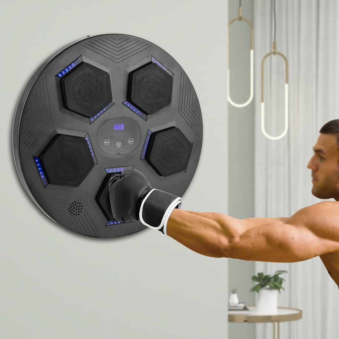 Music Boxing Machine Für Erwachsene, Led Licht Bluetooth Musikboxing Maschine Mit USB-ladekabel, 1pa