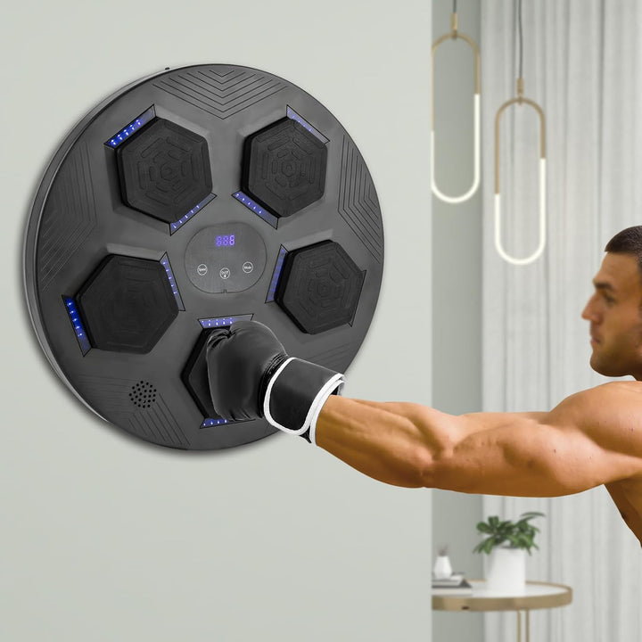 Music Boxing Machine Für Erwachsene, Led Licht Bluetooth Musikboxing Maschine Mit USB-ladekabel, 1pa