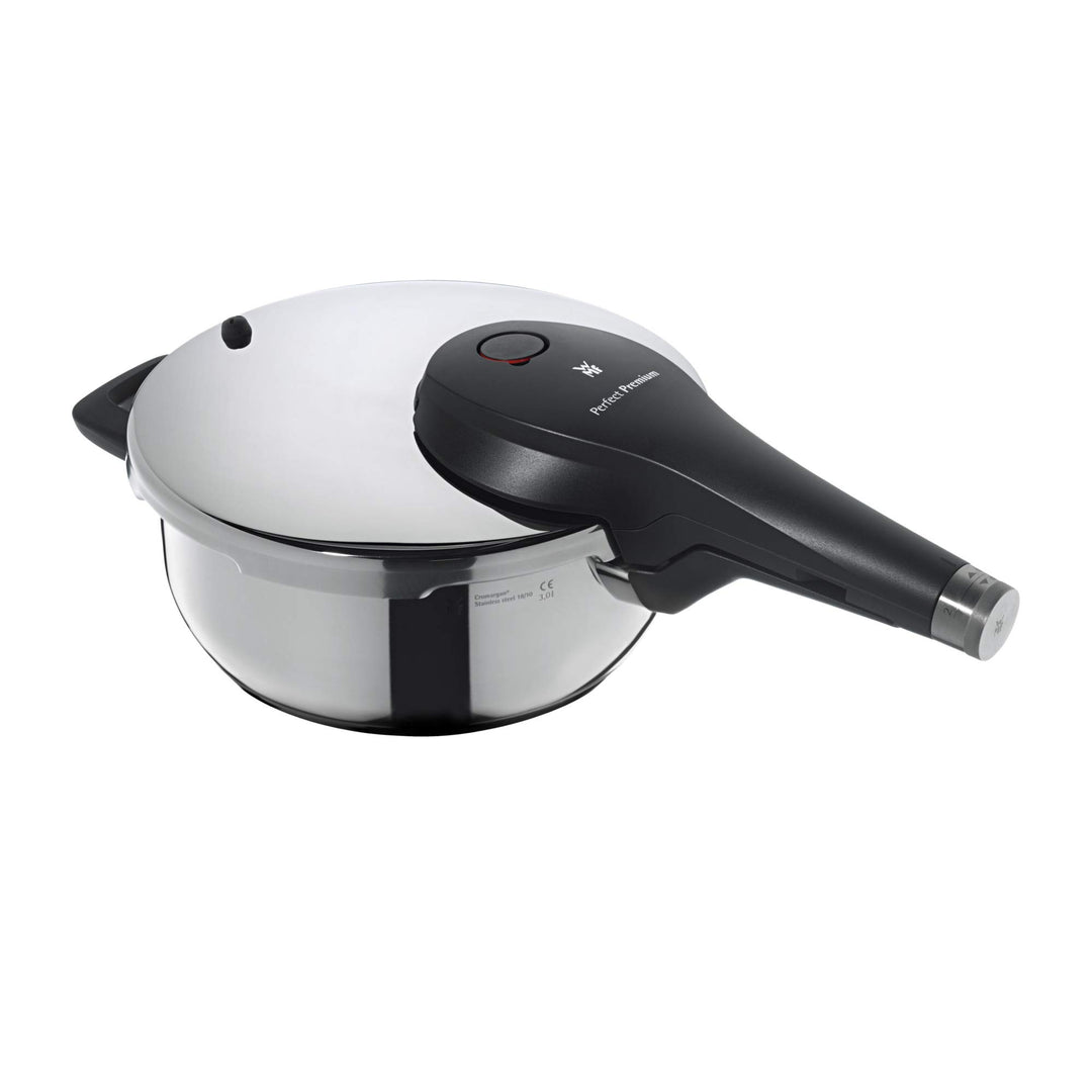 WMF Perfect Premium Schnellkochtopf Induktion 3l, Dampfkochtopf 22 cm, Cromargan Edelstahl poliert,