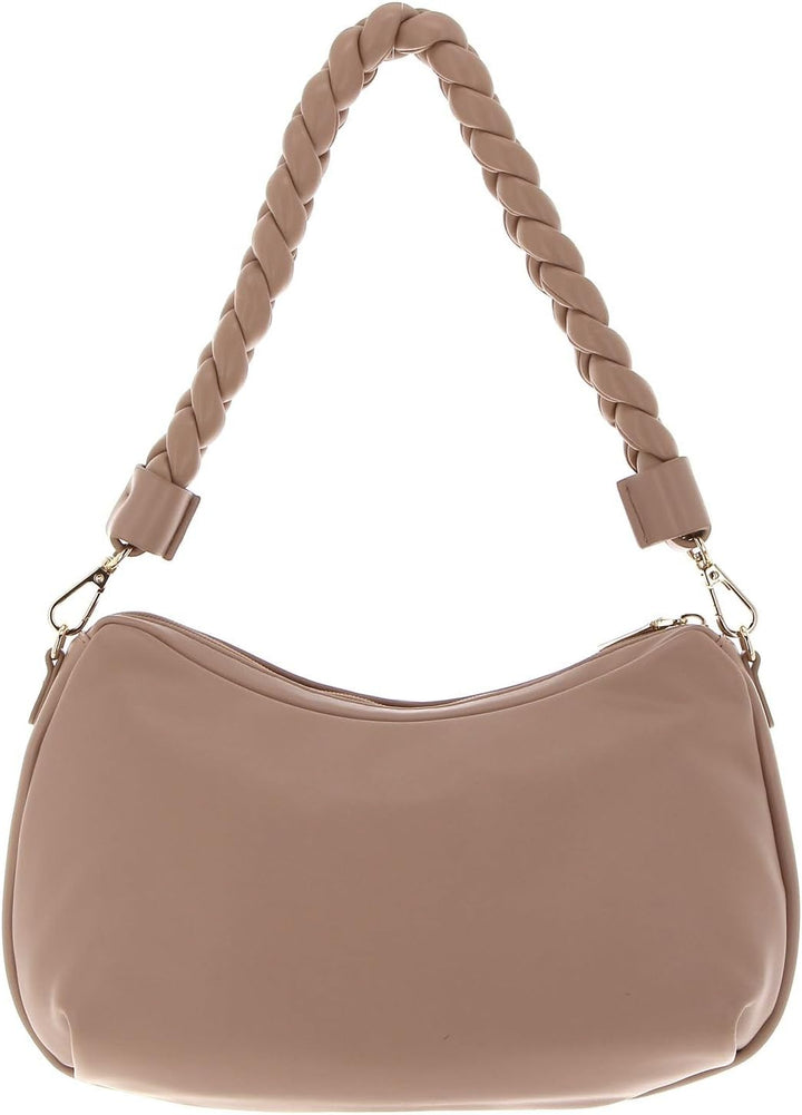 Seidenfelt Ikast Hobo - Umhängetasche 31 cm beige/gold