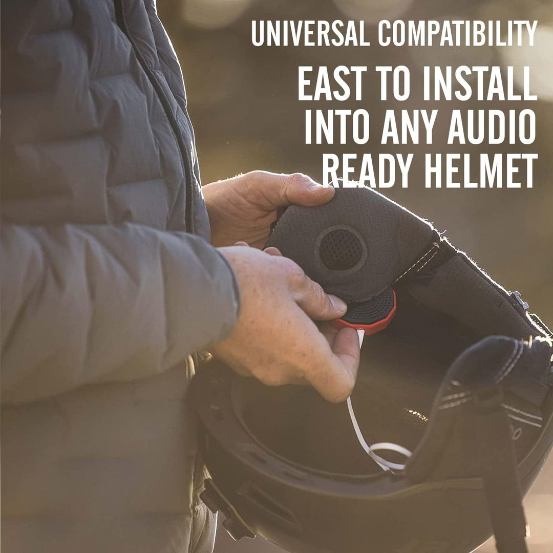 Outdoor Tech Chips 3.0 Helm Lautsprecher mit Bluetooth für kabelloses Helm Audio und Musik für Schne