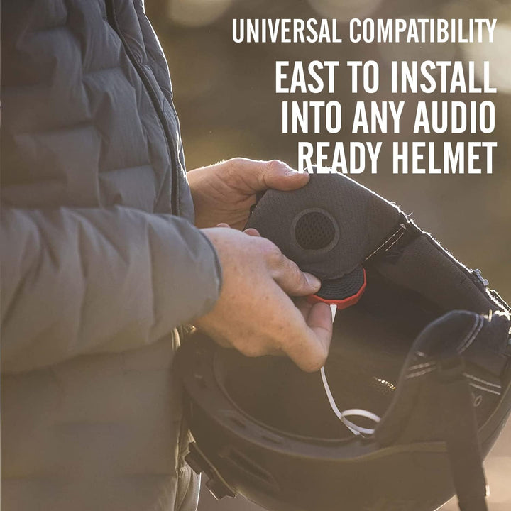 Outdoor Tech Chips 3.0 Helm Lautsprecher mit Bluetooth für kabelloses Helm Audio und Musik für Schne