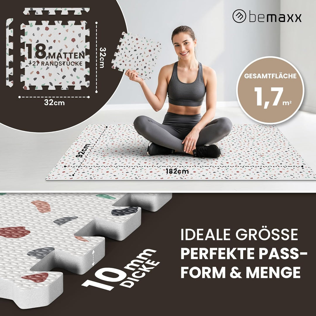 Schutzmatten Bodenschutzmatte Set Sportmatte Gymnastikmatte Puzzlematte: Puzzle Sportgeräte Matte Fi