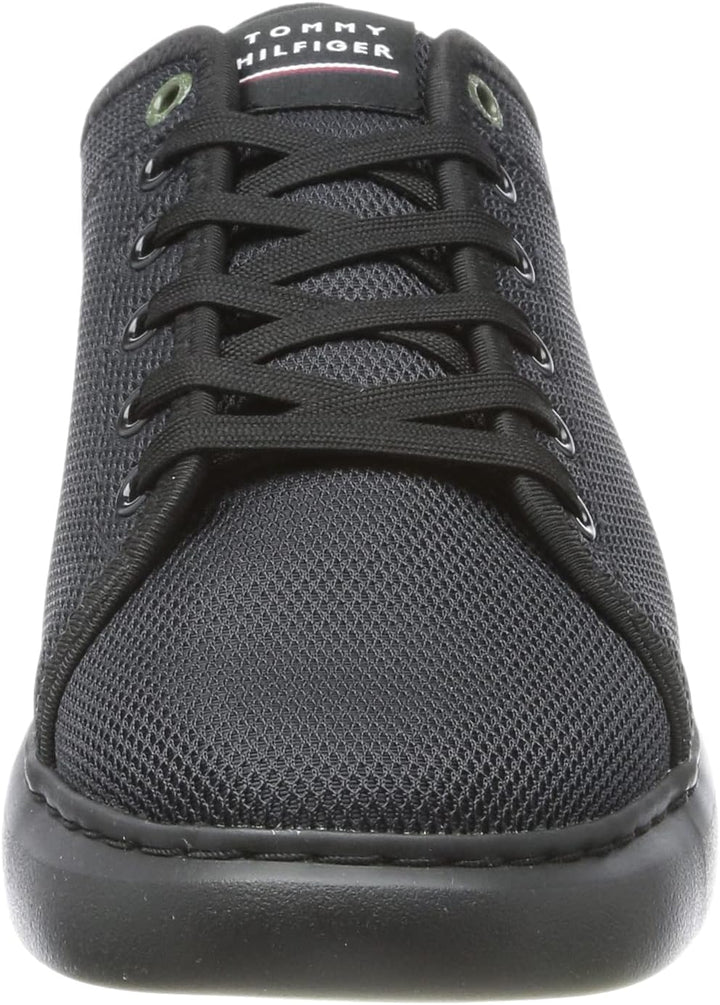 Tommy Hilfiger Herren Lightweight Textile Fm0fm04426 Cupsole Sneaker 40 EU Schwarz, 40 EU Schwarz