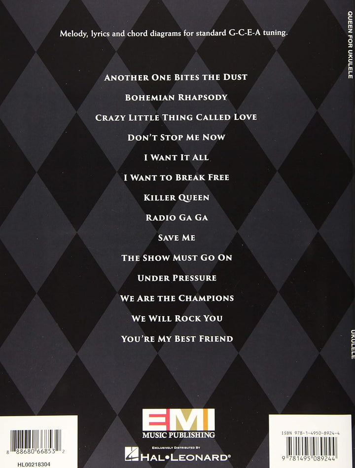 Queen -For Ukulele-: Noten, Songbook für Ukulele, Taschenbuch