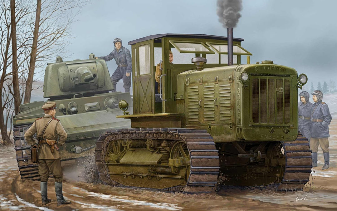 Trumpeter 05539 Modellbausatz Russian ChTZ S-65 Tractor with Cab1