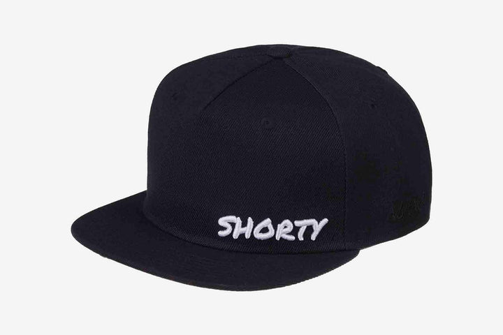 Nebelkind Snapback Cap Shorty Schwarz Puzzle Kurzer Schirm Kappe 5-Panel One Size