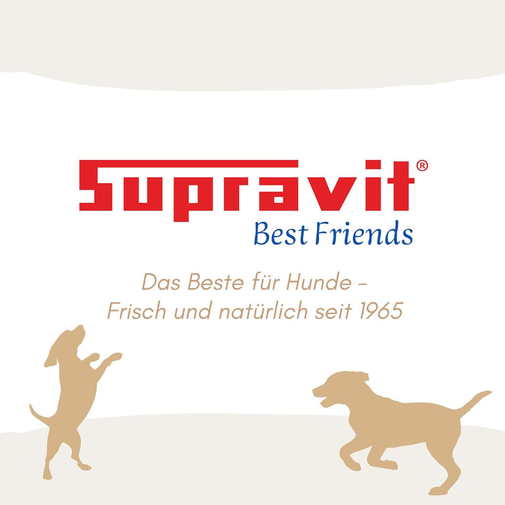 SUPRAVIT Hundefutter trocken Getreidefrei 15kg | Lamm und Kartoffeln | hohe Verträglichkeit | Gute A