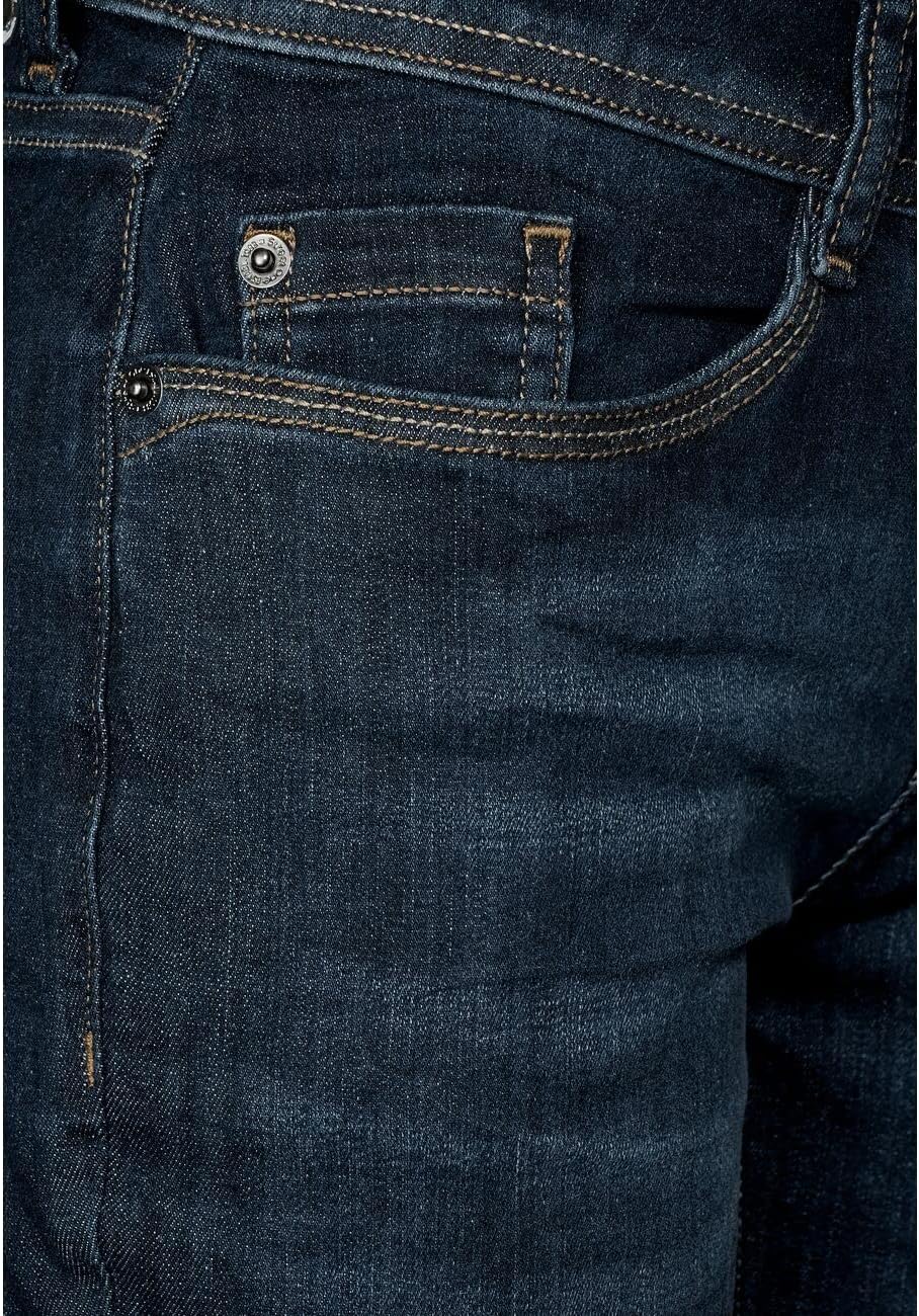 Street One Damen Jeanshose Boot Cut 25W / 30L Intensive Indigo Wash, 25W / 30L Intensive Indigo Wash