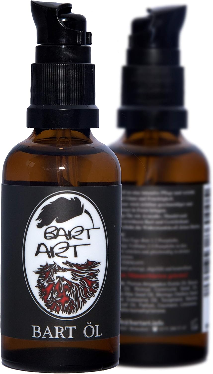 BARTART Bart Öl • Inhalt 50ml • Made in Germany • mit Avocado- & Moringa Öl • für alle Barttypen