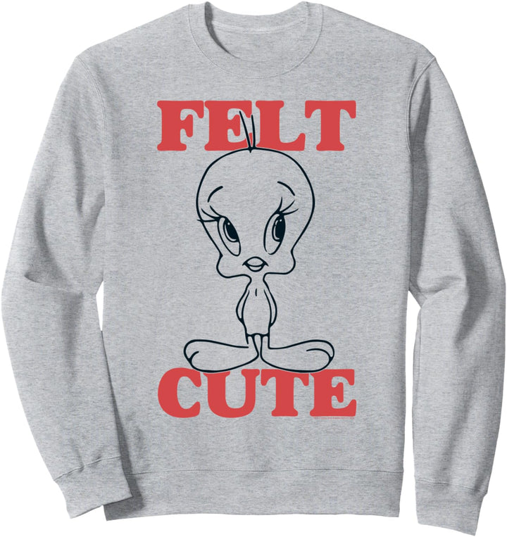 Looney Tunes Tweety Felt Cute Sweatshirt