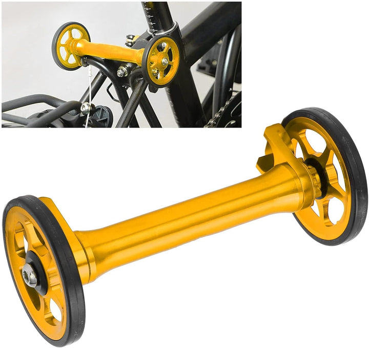 Alomejor Easy Wheel Faltrad-Verlängerungsstange Teleskop-Verlängerungsstange für Brompton 3sixty Gol