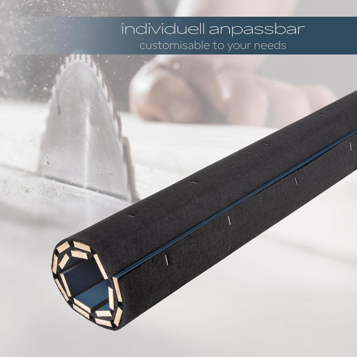 HEXIM Akustikpaneele 6 Stück 138,5x60cm Holz Comfort - flexible Holzpaneele Platten Lamellenwand Hol