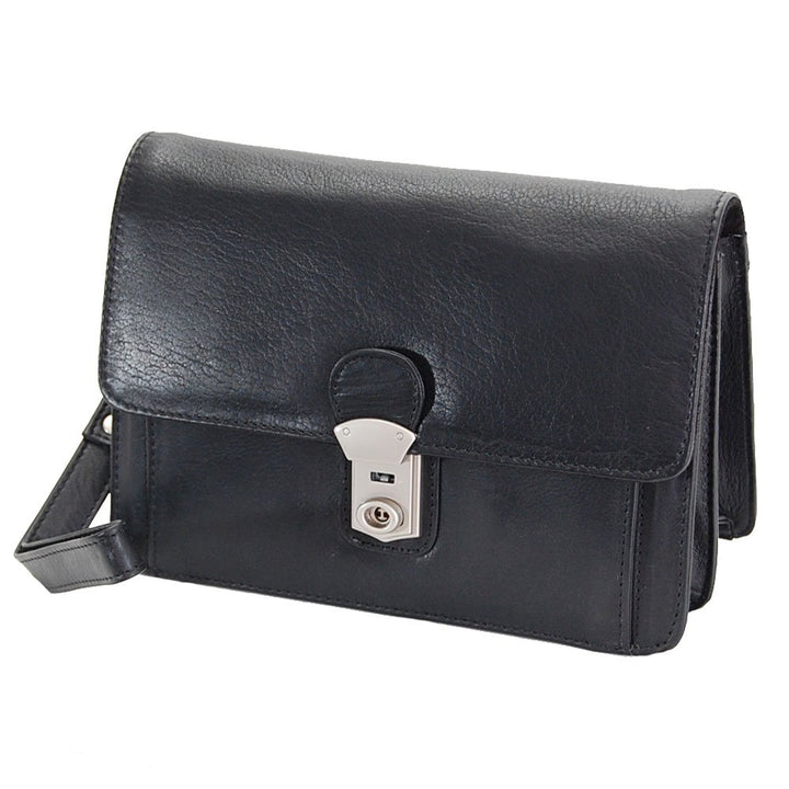 GoBago Branco Business Herren Handgelenktasche Herrentasche Tasche sehr hochwertig Schwarz, Schwarz